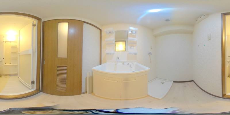 パノラマ画像洗面所