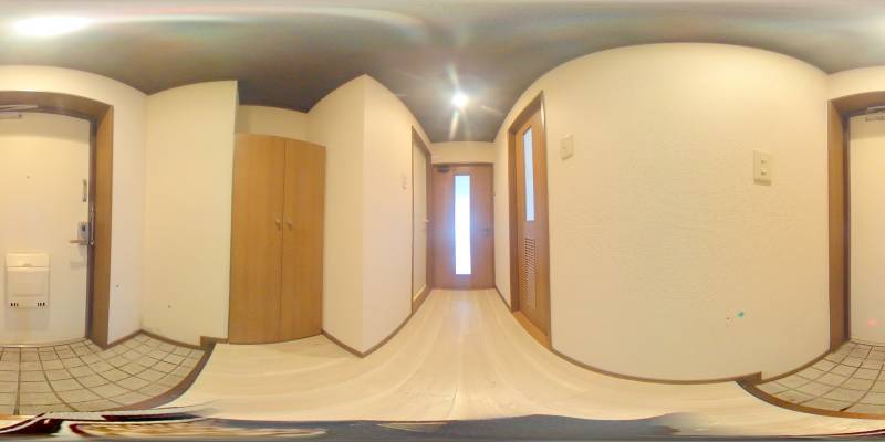 パノラマ画像玄関