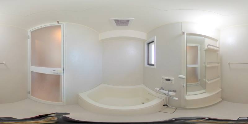 パノラマ画像バスルーム