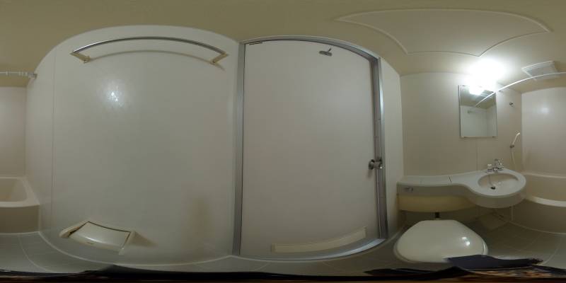 パノラマ画像バスルーム