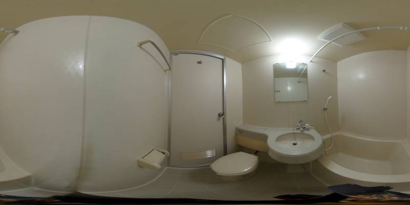 パノラマ画像洗面所