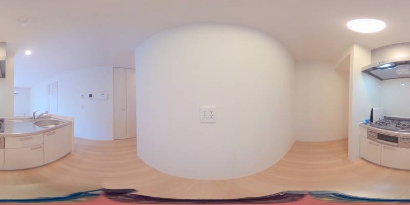 パノラマ画像キッチン
