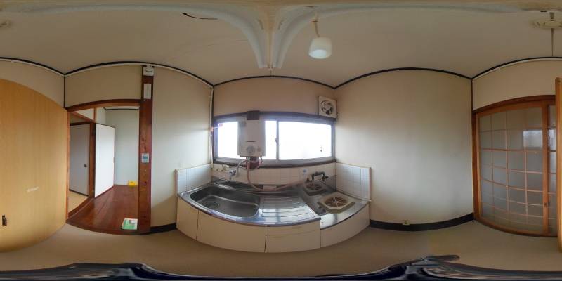 パノラマ画像キッチン