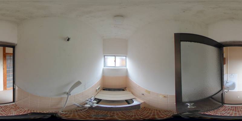 パノラマ画像バスルーム