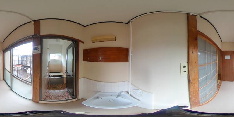 パノラマ画像洗面所