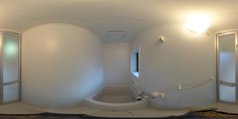 パノラマ画像バスルーム