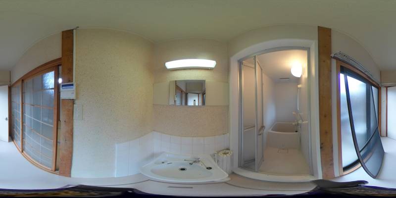 パノラマ画像洗面所