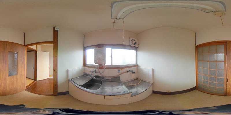 パノラマ画像キッチン