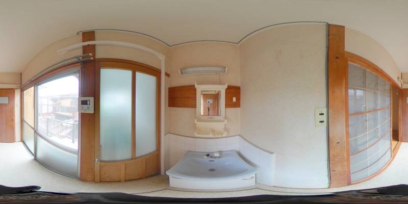 パノラマ画像洗面所