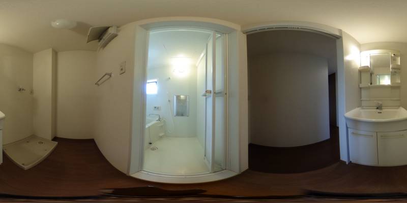 パノラマ画像バスルーム