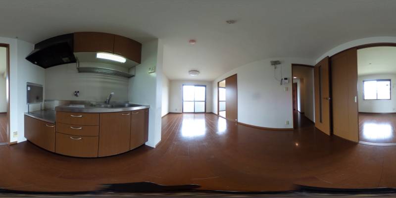 パノラマ画像キッチン