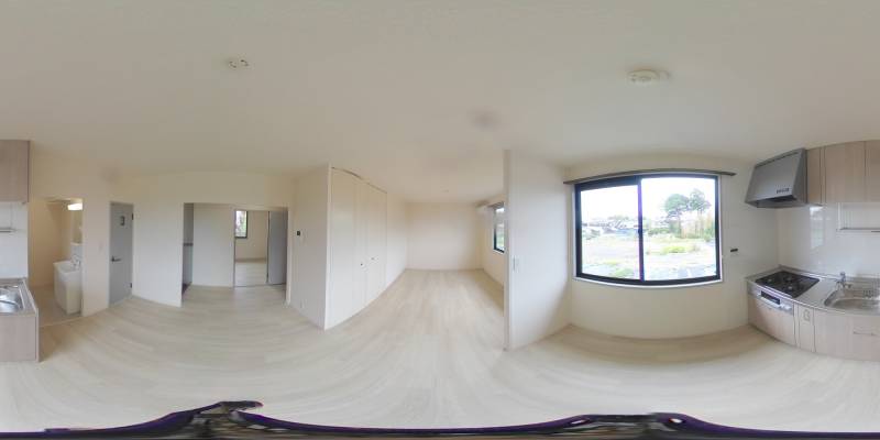 パノラマ画像キッチン