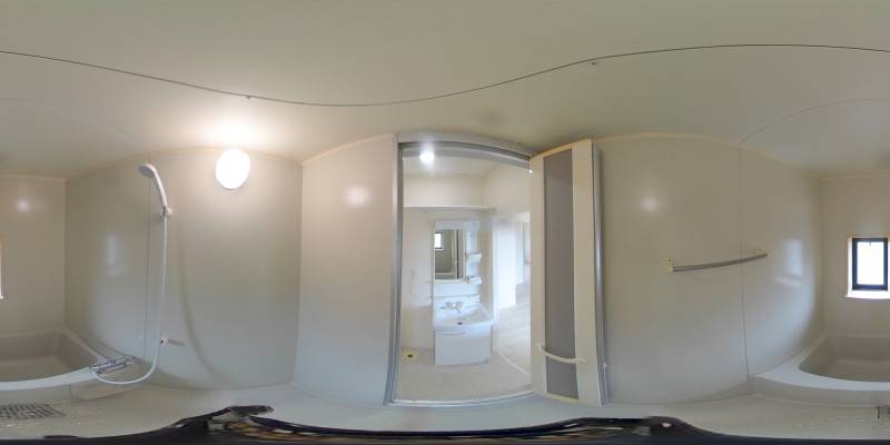 パノラマ画像バスルーム