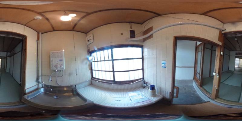 パノラマ画像キッチン