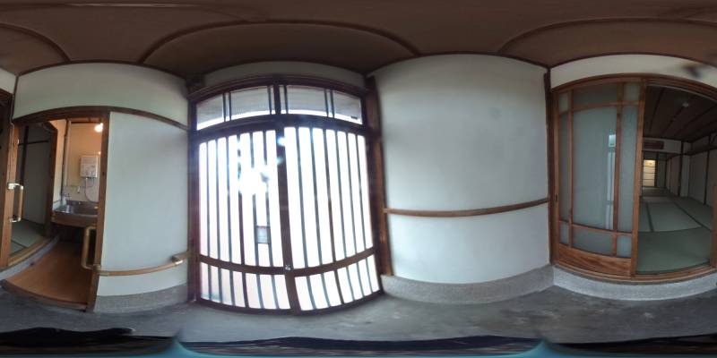 パノラマ画像玄関