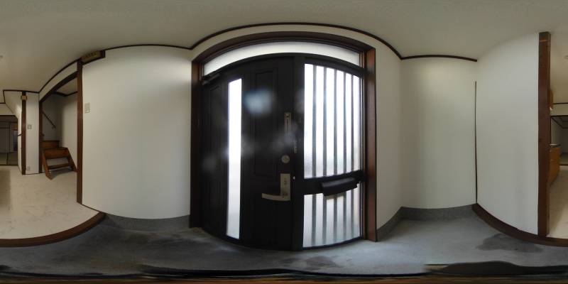 パノラマ画像玄関