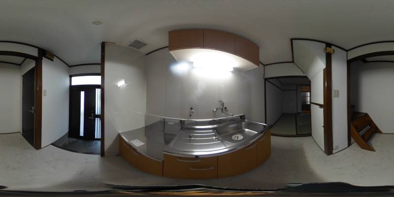 パノラマ画像キッチン