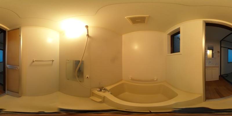 パノラマ画像バスルーム