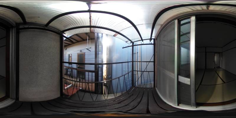 パノラマ画像バルコニー