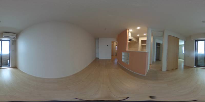 パノラマ画像リビング