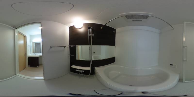 パノラマ画像バスルーム