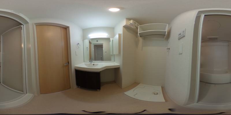 パノラマ画像洗面所