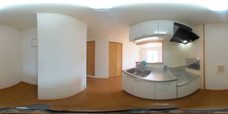 パノラマ画像キッチン