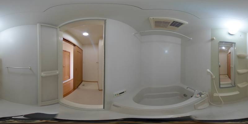 パノラマ画像バスルーム