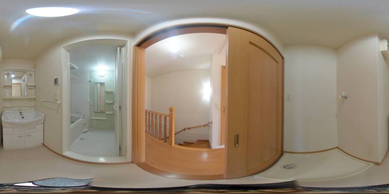 パノラマ画像洗面所