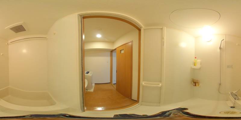 パノラマ画像バスルーム