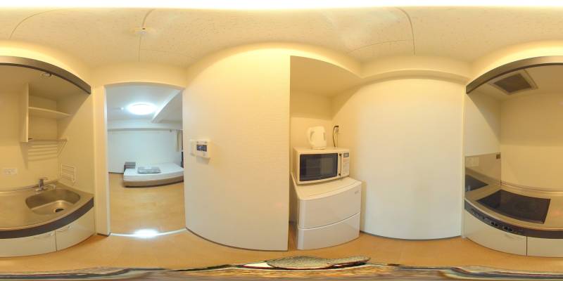 パノラマ画像キッチン