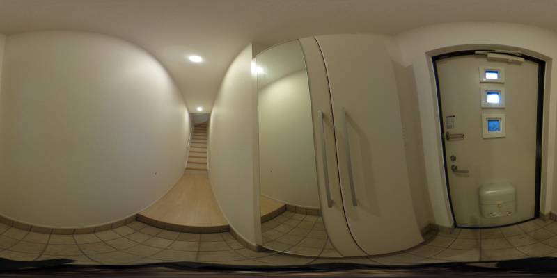 パノラマ画像玄関