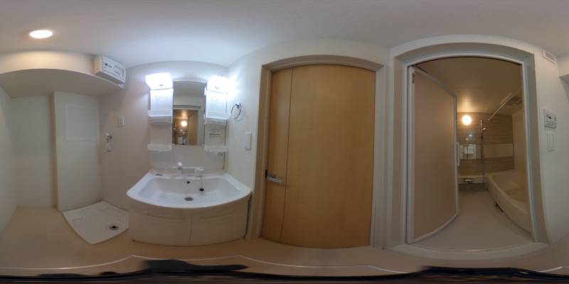 パノラマ画像バスルーム