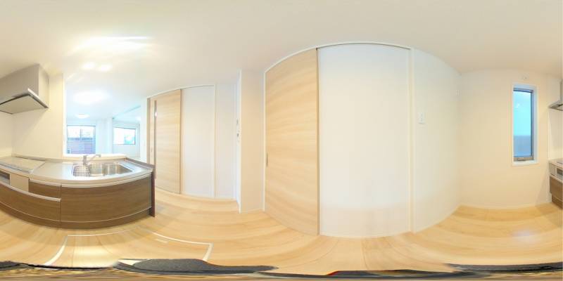 パノラマ画像キッチン