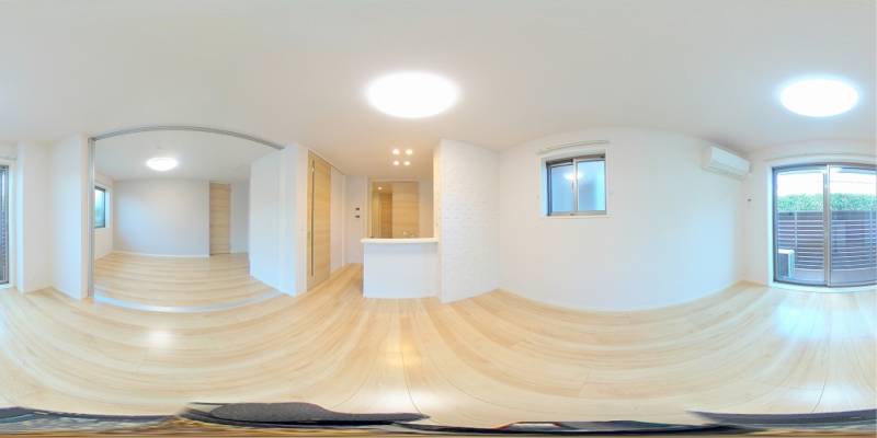 パノラマ画像リビング