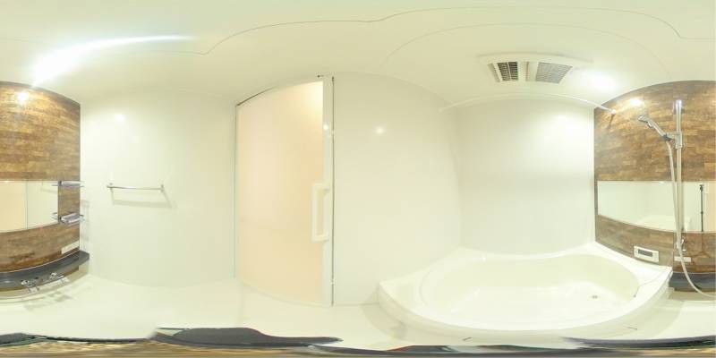 パノラマ画像バスルーム