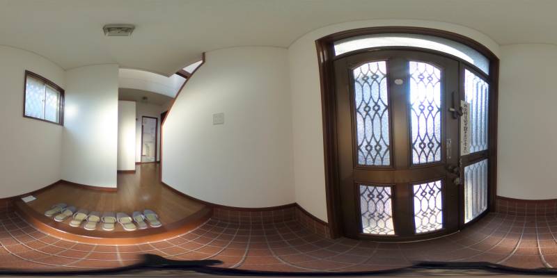 パノラマ画像玄関