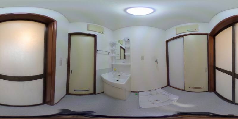 パノラマ画像洗面所