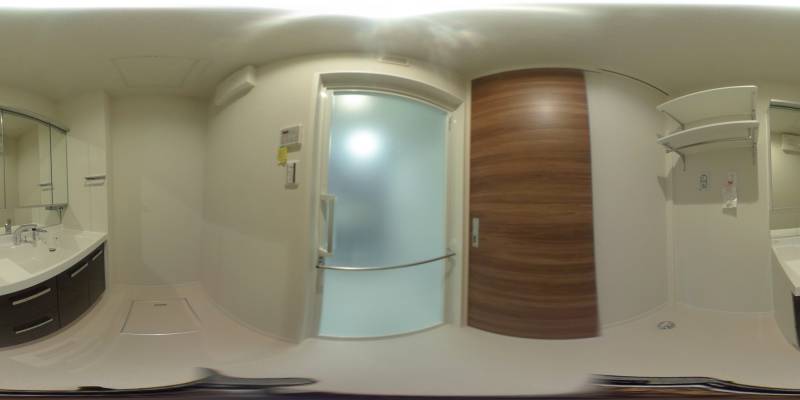 パノラマ画像洗面所