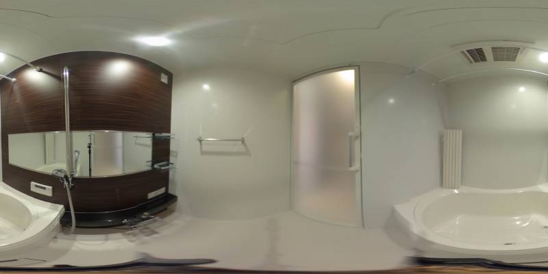 パノラマ画像バスルーム