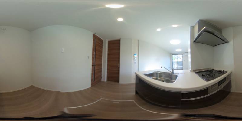 パノラマ画像キッチン