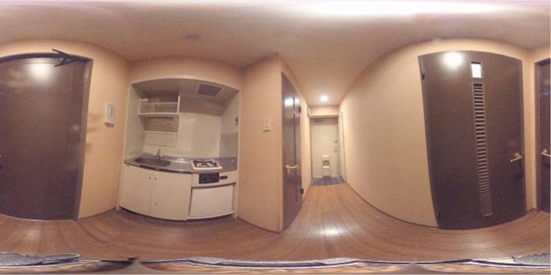 パノラマ画像キッチン