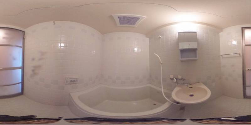 パノラマ画像バスルーム