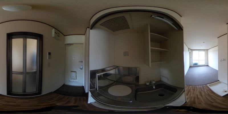 パノラマ画像キッチン