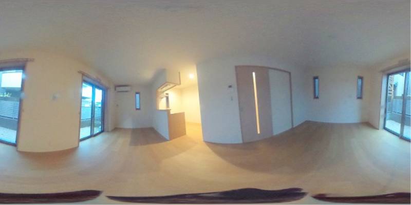 パノラマ画像リビング