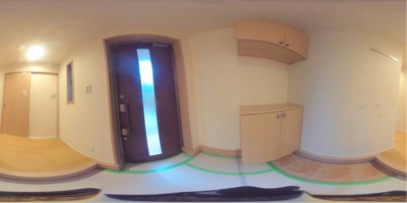 パノラマ画像玄関