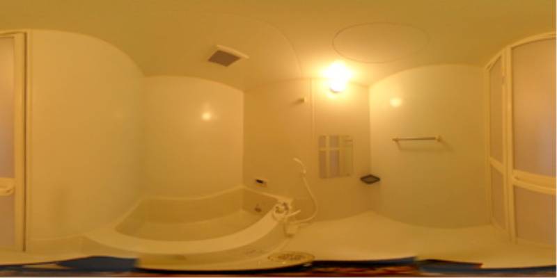 パノラマ画像バスルーム