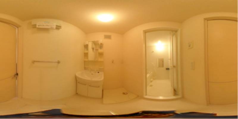 パノラマ画像洗面所