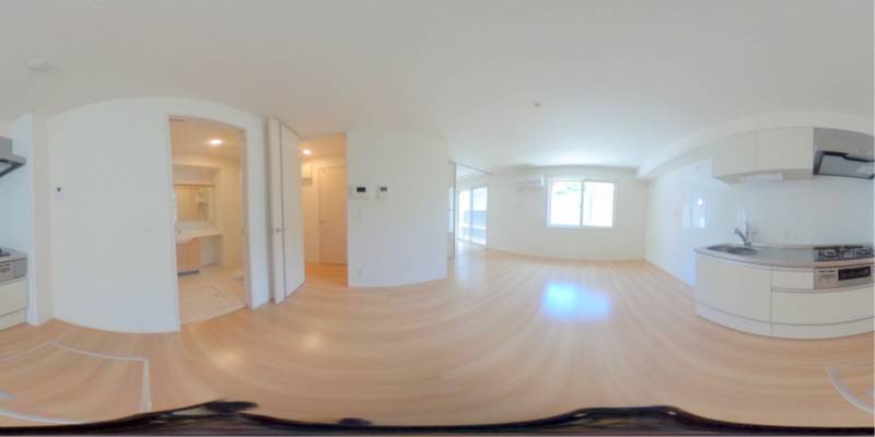 パノラマ画像キッチン