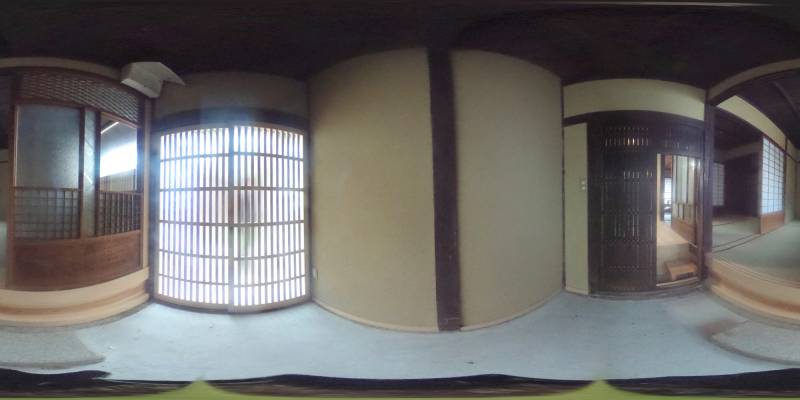 パノラマ画像玄関